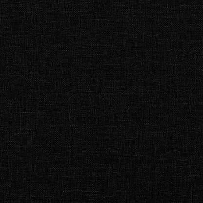 vidaXL Bed Frame with Upholstered Headboard Black 90 x 190 cm