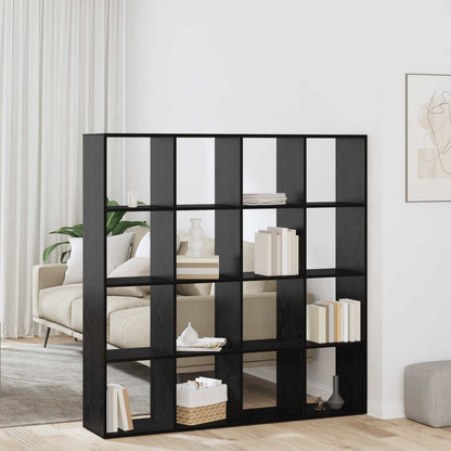 vidaXL Book Cabinet 16-Tier 137.5 x 29 x 137.5 cm Engineered Wood