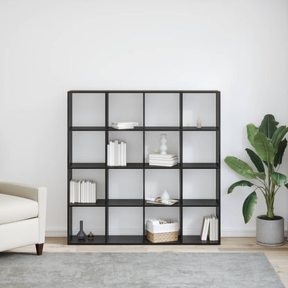 vidaXL Book Cabinet 16-Tier 137.5 x 29 x 137.5 cm Engineered Wood