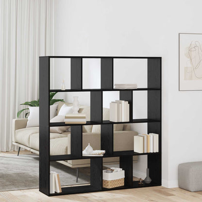 vidaXL Book Cabinet 12-Tier 132 x 29 x 141.5 cm Engineered Wood