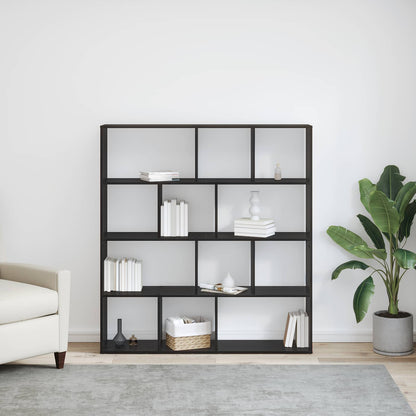 vidaXL Book Cabinet 12-Tier 132 x 29 x 141.5 cm Engineered Wood
