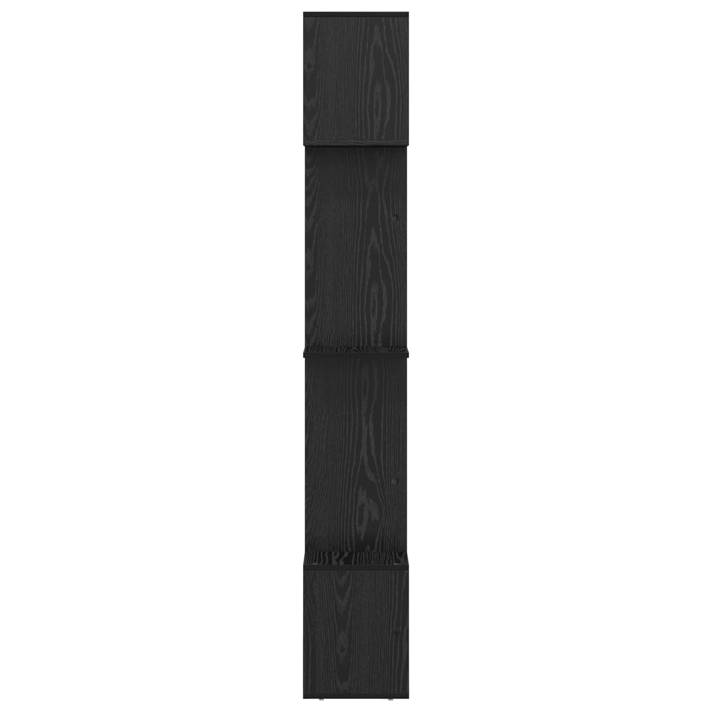 vidaXL Book Cabinet Black Oak 92 x 29 x 188 cm Engineered Wood