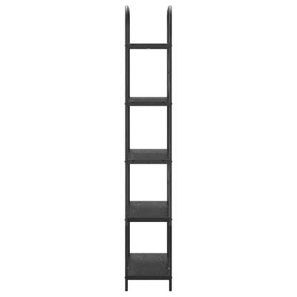 vidaXL Bookshelf Black Oak 80 x 30 x 183 cm Engineered wood