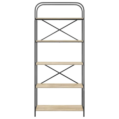 vidaXL Bookshelf Sonoma Oak 80 x 30 x 183 cm Engineered wood