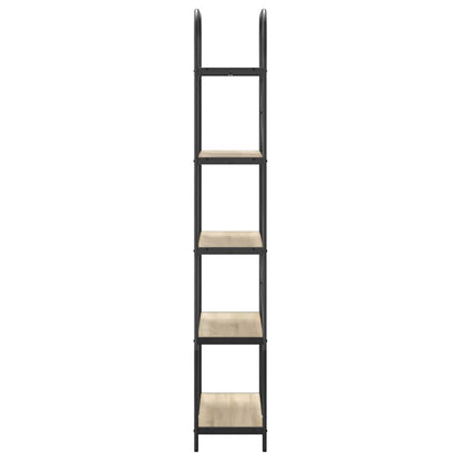 vidaXL Bookshelf Sonoma Oak 80 x 30 x 183 cm Engineered wood