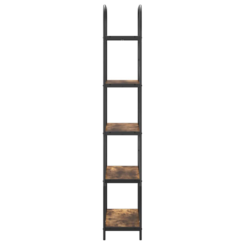 vidaXL Bookshelf Smoked Oak 80 x 30 x 183 cm Engineered wood