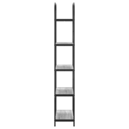 vidaXL Bookshelf Grey Sonoma 80 x 30 x 183 cm Engineered wood