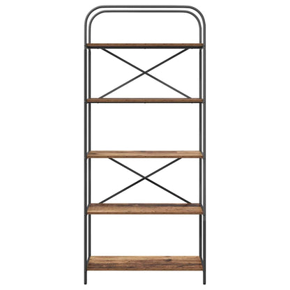 vidaXL Bookshelf Old Wood 80 x 30 x 183 cm Engineered wood