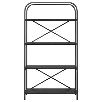 vidaXL Bookshelf Black Oak 80 x 30 x 146 cm Engineered wood