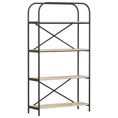 vidaXL Bookshelf Sonoma Oak 80 x 30 x 146 cm Engineered wood