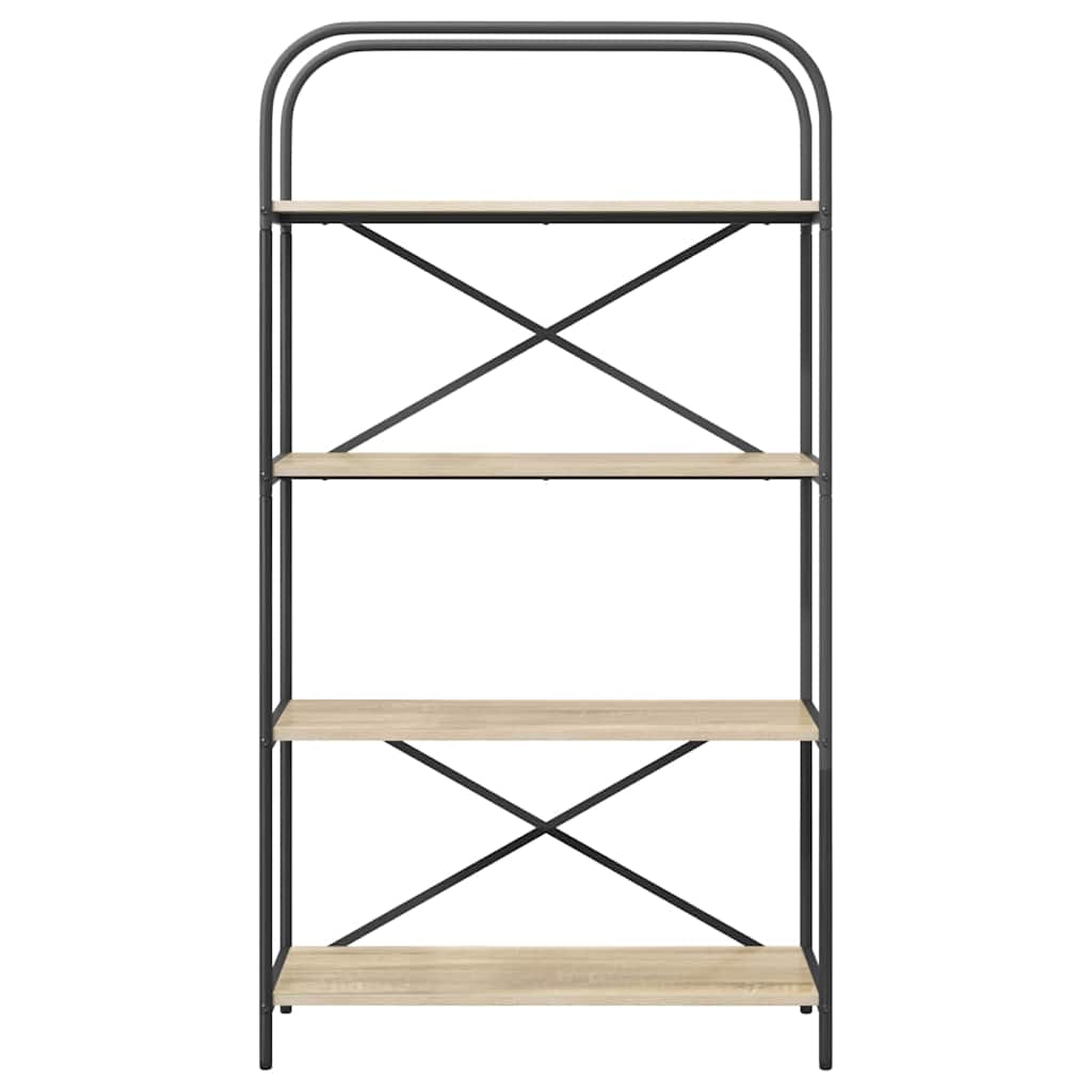 vidaXL Bookshelf Sonoma Oak 80 x 30 x 146 cm Engineered wood
