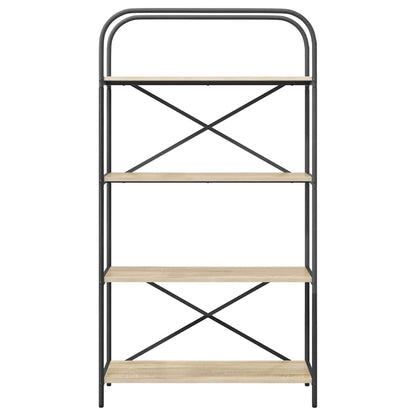vidaXL Bookshelf Sonoma Oak 80 x 30 x 146 cm Engineered wood