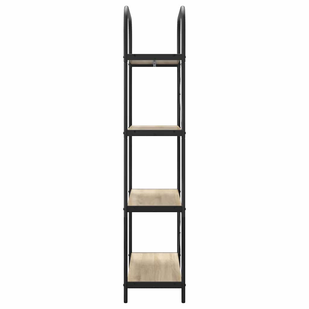vidaXL Bookshelf Sonoma Oak 80 x 30 x 146 cm Engineered wood