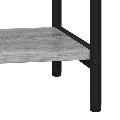 vidaXL Bookshelf 4-Tier 80 x 30 x 146 cm Engineered wood Grey Sonoma