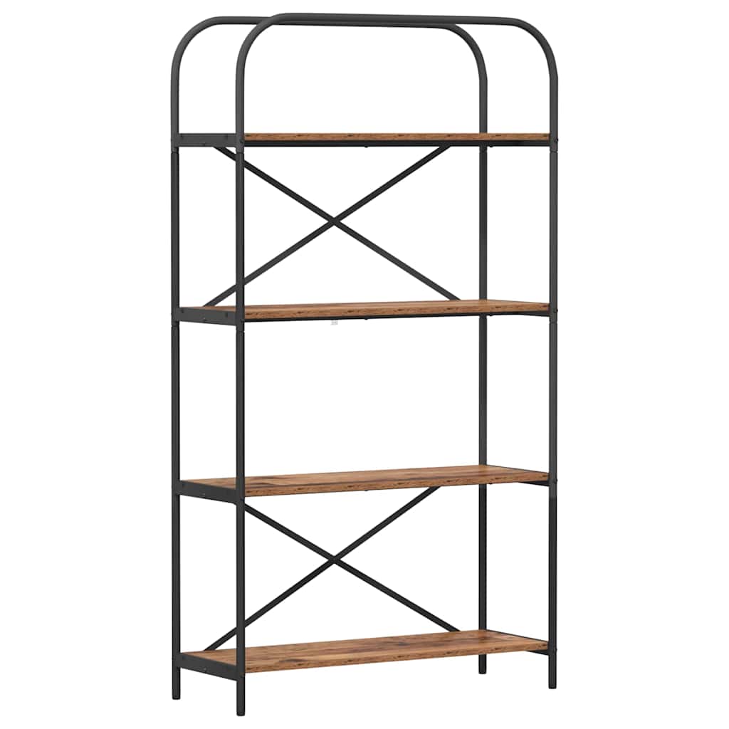 vidaXL Bookshelf Old Wood 80 x 30 x 146 cm Engineered wood