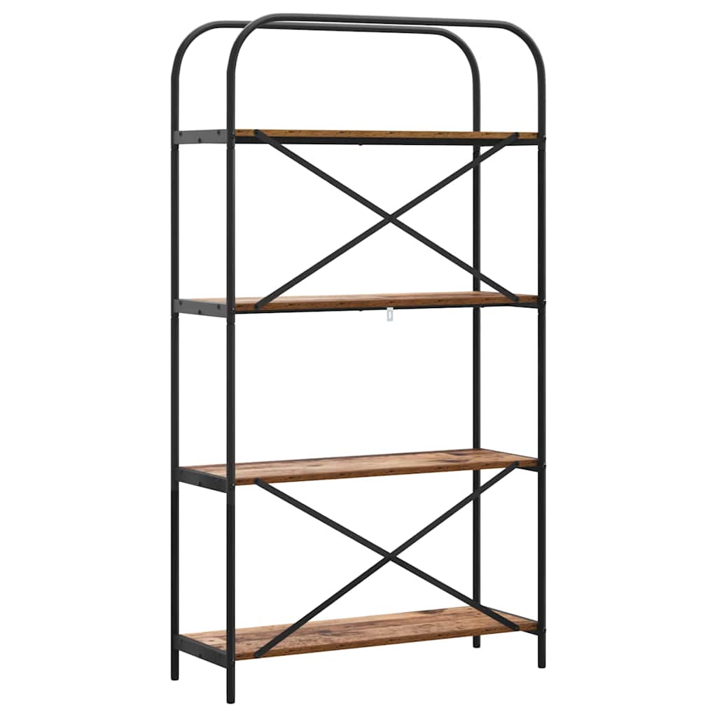 vidaXL Bookshelf Old Wood 80 x 30 x 146 cm Engineered wood