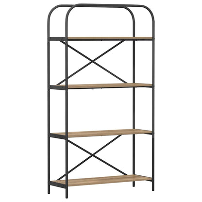 vidaXL Bookshelf Artisan Oak 80 x 30 x 146 cm Engineered wood