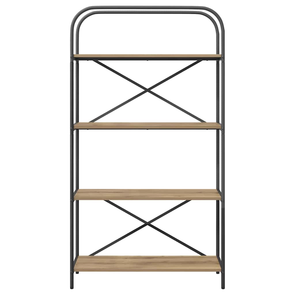 vidaXL Bookshelf Artisan Oak 80 x 30 x 146 cm Engineered wood
