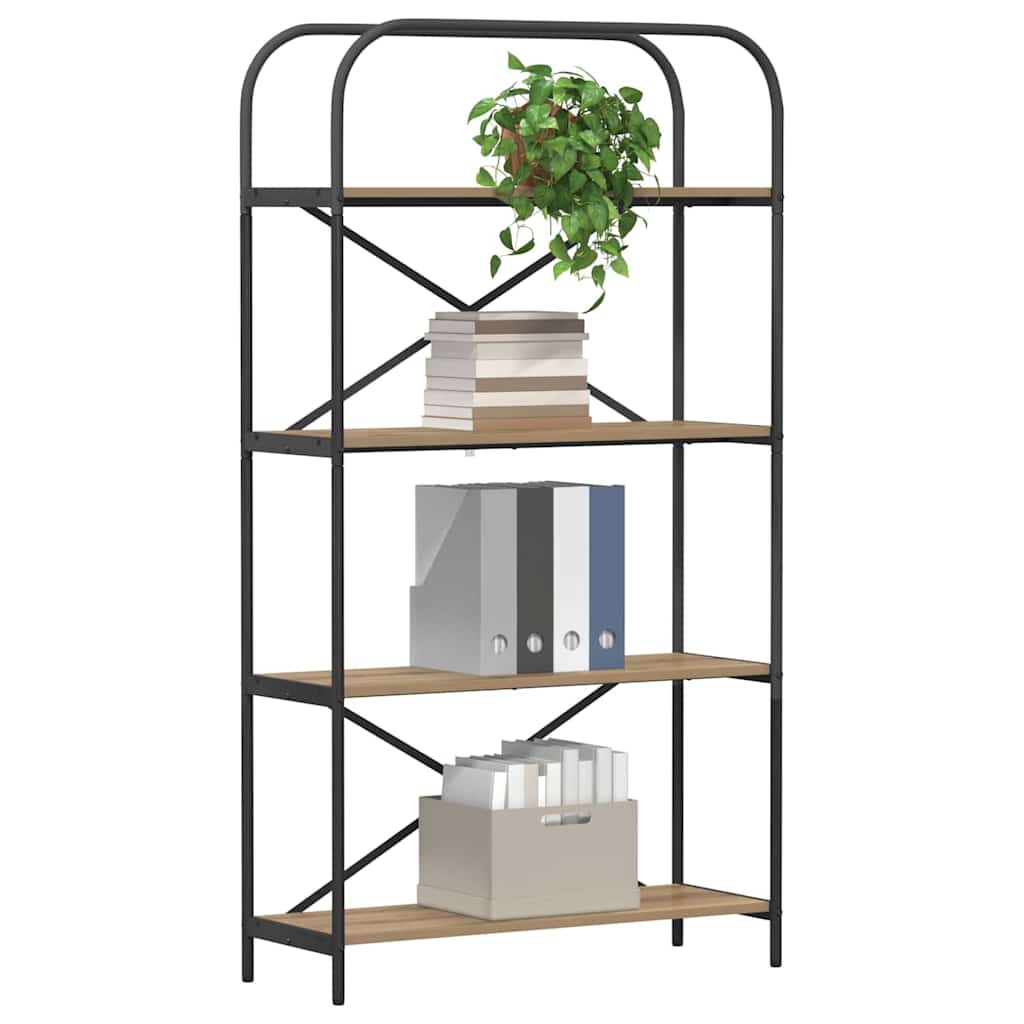 vidaXL Bookshelf Artisan Oak 80 x 30 x 146 cm Engineered wood