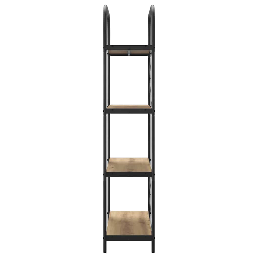 vidaXL Bookshelf Artisan Oak 80 x 30 x 146 cm Engineered wood