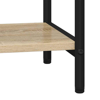 vidaXL Bookshelf 3-Tier 80 x 30 x 109 cm Engineered wood Sonoma Oak