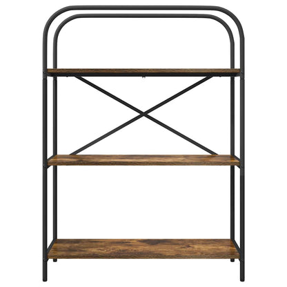 vidaXL Bookshelf Smoked Oak 80 x 30 x 109 cm Engineered wood