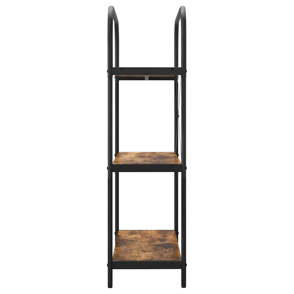 vidaXL Bookshelf Smoked Oak 80 x 30 x 109 cm Engineered wood