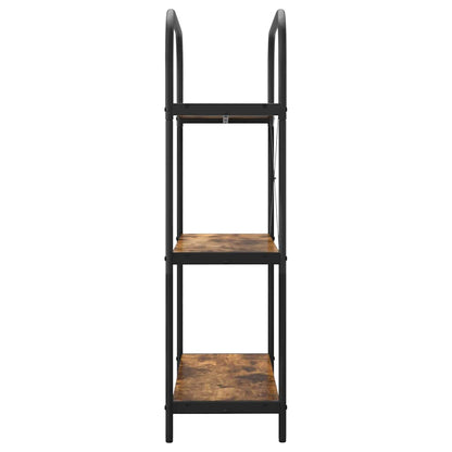 vidaXL Bookshelf Smoked Oak 80 x 30 x 109 cm Engineered wood