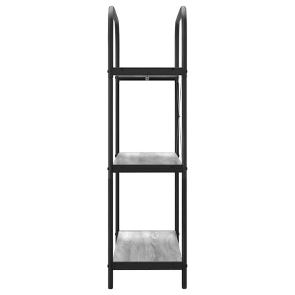 vidaXL Bookshelf Grey Sonoma 80 x 30 x 109 cm Engineered wood