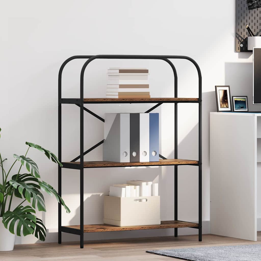 vidaXL Bookshelf Old Wood 80 x 30 x 109 cm Engineered wood