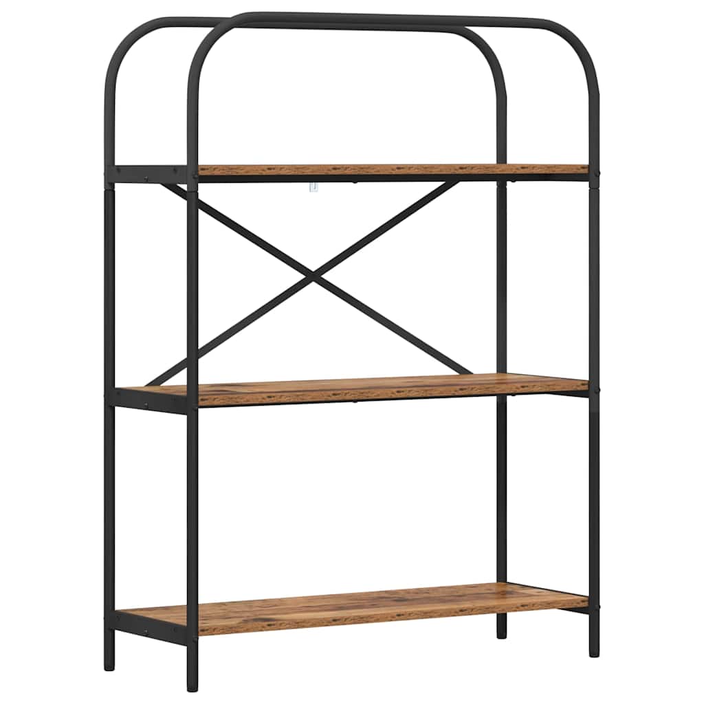vidaXL Bookshelf Old Wood 80 x 30 x 109 cm Engineered wood