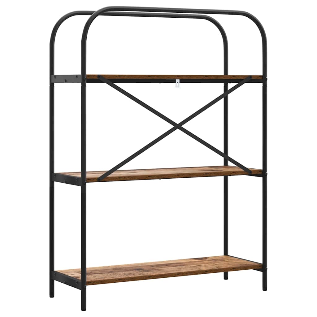 vidaXL Bookshelf Old Wood 80 x 30 x 109 cm Engineered wood