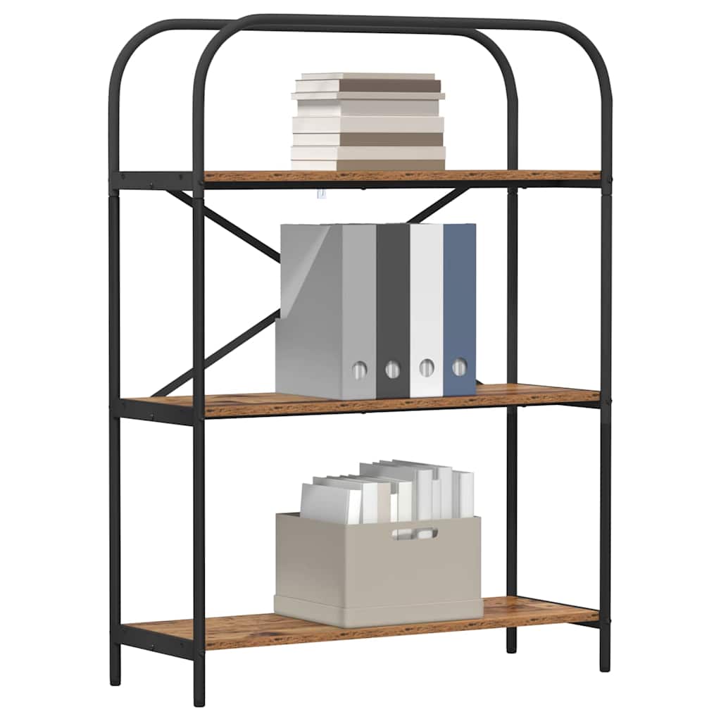 vidaXL Bookshelf Old Wood 80 x 30 x 109 cm Engineered wood