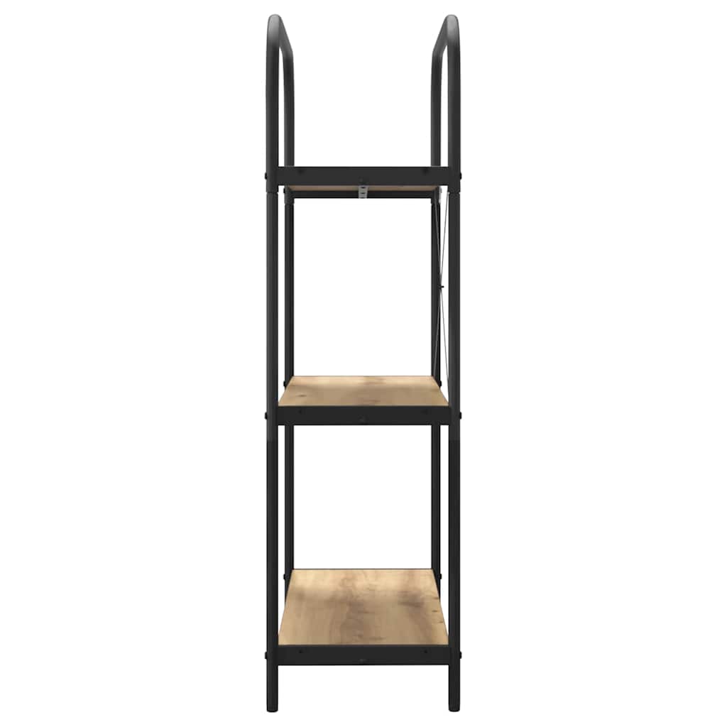 vidaXL Bookshelf Artisan Oak 80 x 30 x 109 cm Engineered wood