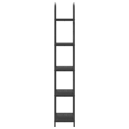 vidaXL Bookshelf Black Oak 60 x 30 x 183 cm Engineered wood