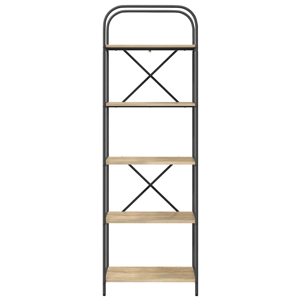 vidaXL Bookshelf Sonoma Oak 60 x 30 x 183 cm Engineered wood