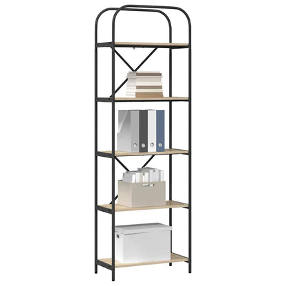 vidaXL Bookshelf Sonoma Oak 60 x 30 x 183 cm Engineered wood