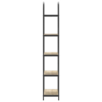 vidaXL Bookshelf 5-Tier 60 x 30 x 183 cm Engineered wood Sonoma Oak