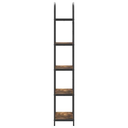 vidaXL Bookshelf Smoked Oak 60 x 30 x 183 cm Engineered wood