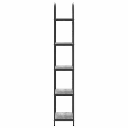 vidaXL Bookshelf Grey Sonoma 60 x 30 x 183 cm Engineered wood