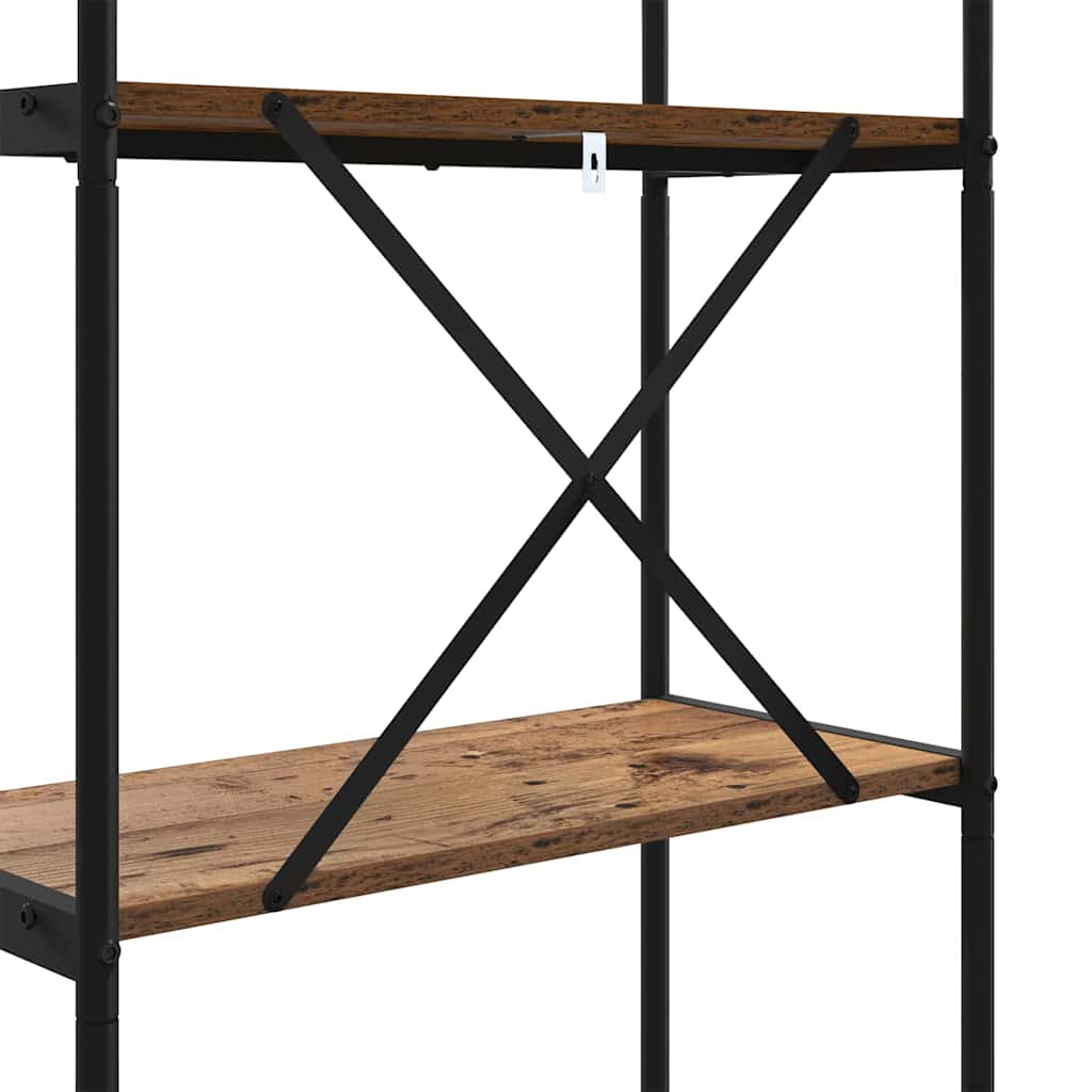 vidaXL Bookshelf Old Wood 60 x 30 x 183 cm Engineered wood