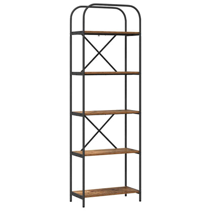 vidaXL Bookshelf Old Wood 60 x 30 x 183 cm Engineered wood