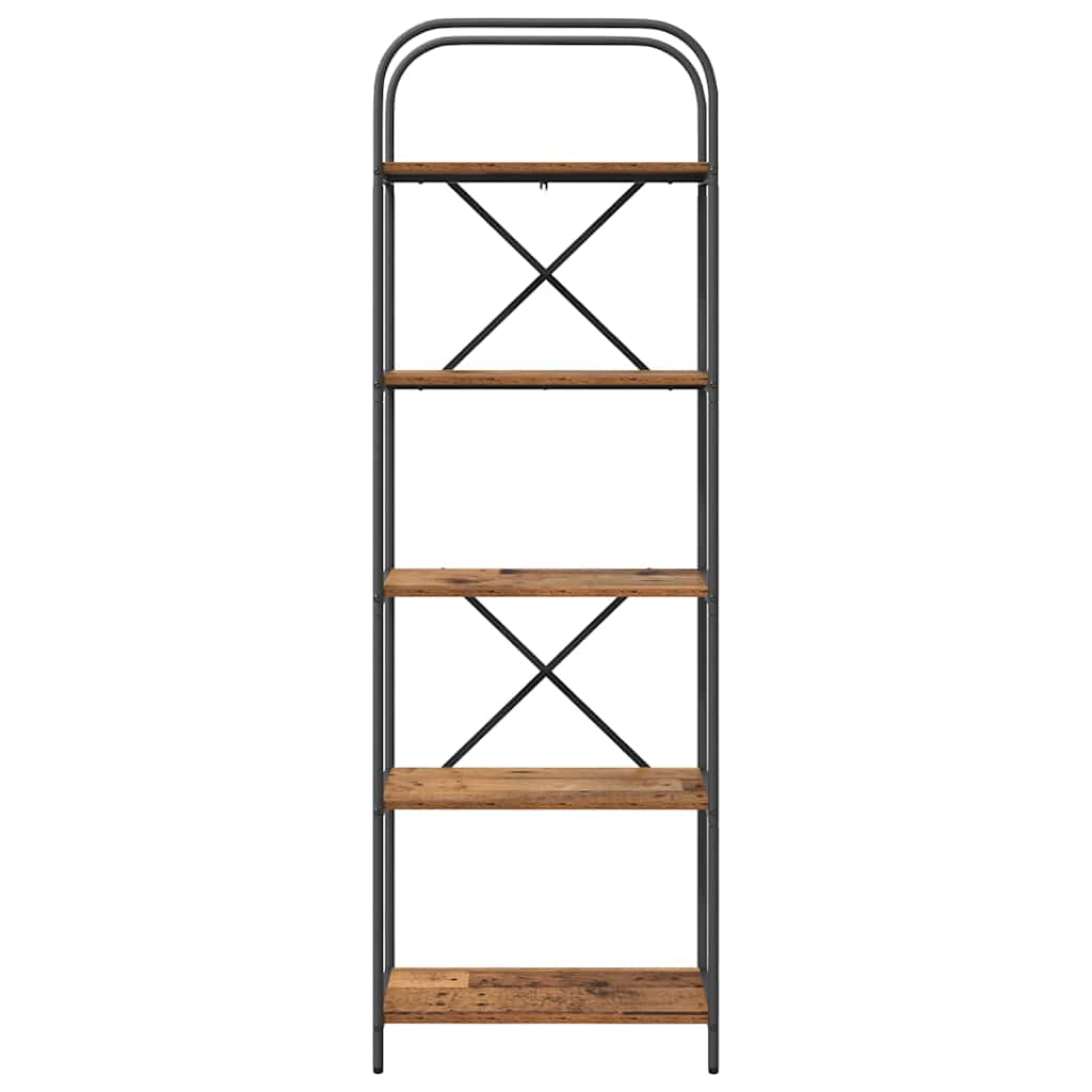 vidaXL Bookshelf Old Wood 60 x 30 x 183 cm Engineered wood