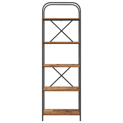 vidaXL Bookshelf Old Wood 60 x 30 x 183 cm Engineered wood