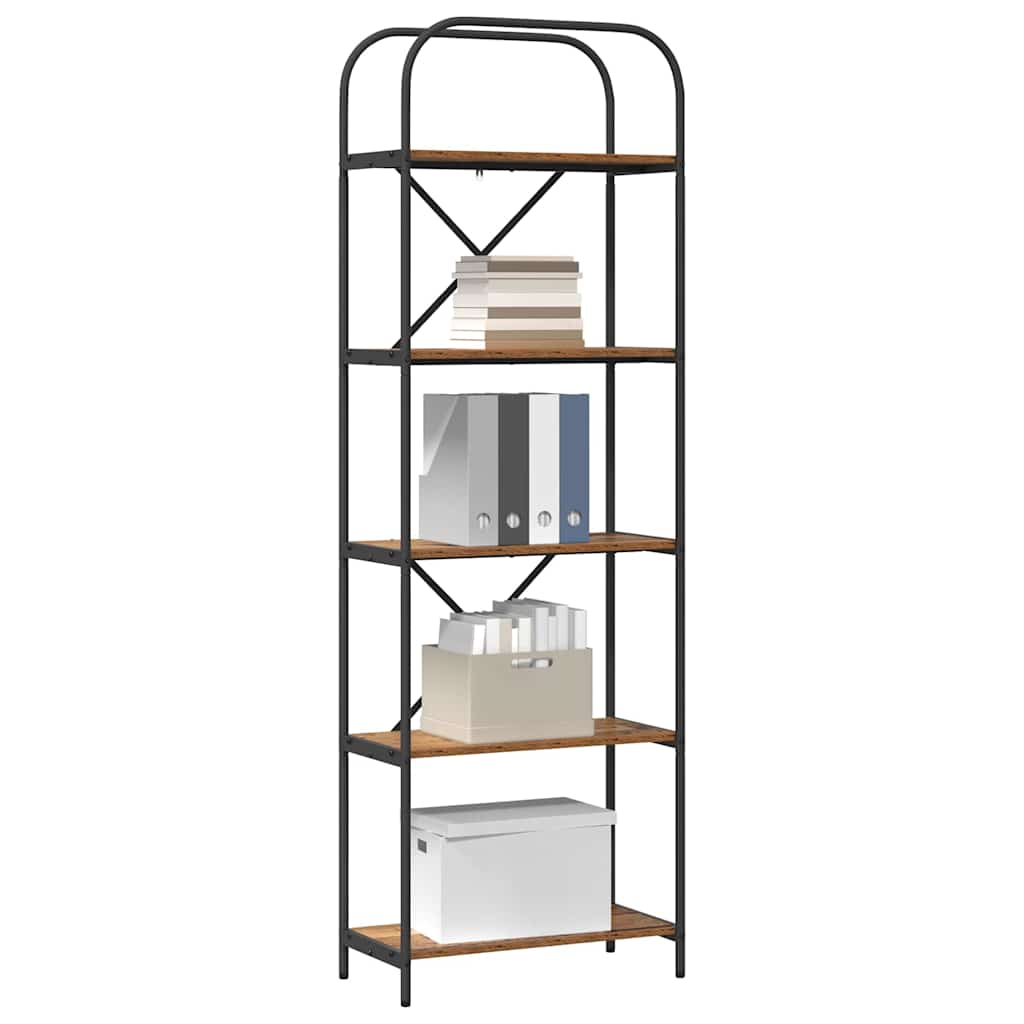 vidaXL Bookshelf Old Wood 60 x 30 x 183 cm Engineered wood