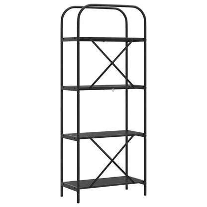 vidaXL Bookshelf Black Oak 60 x 30 x 146 cm Engineered wood
