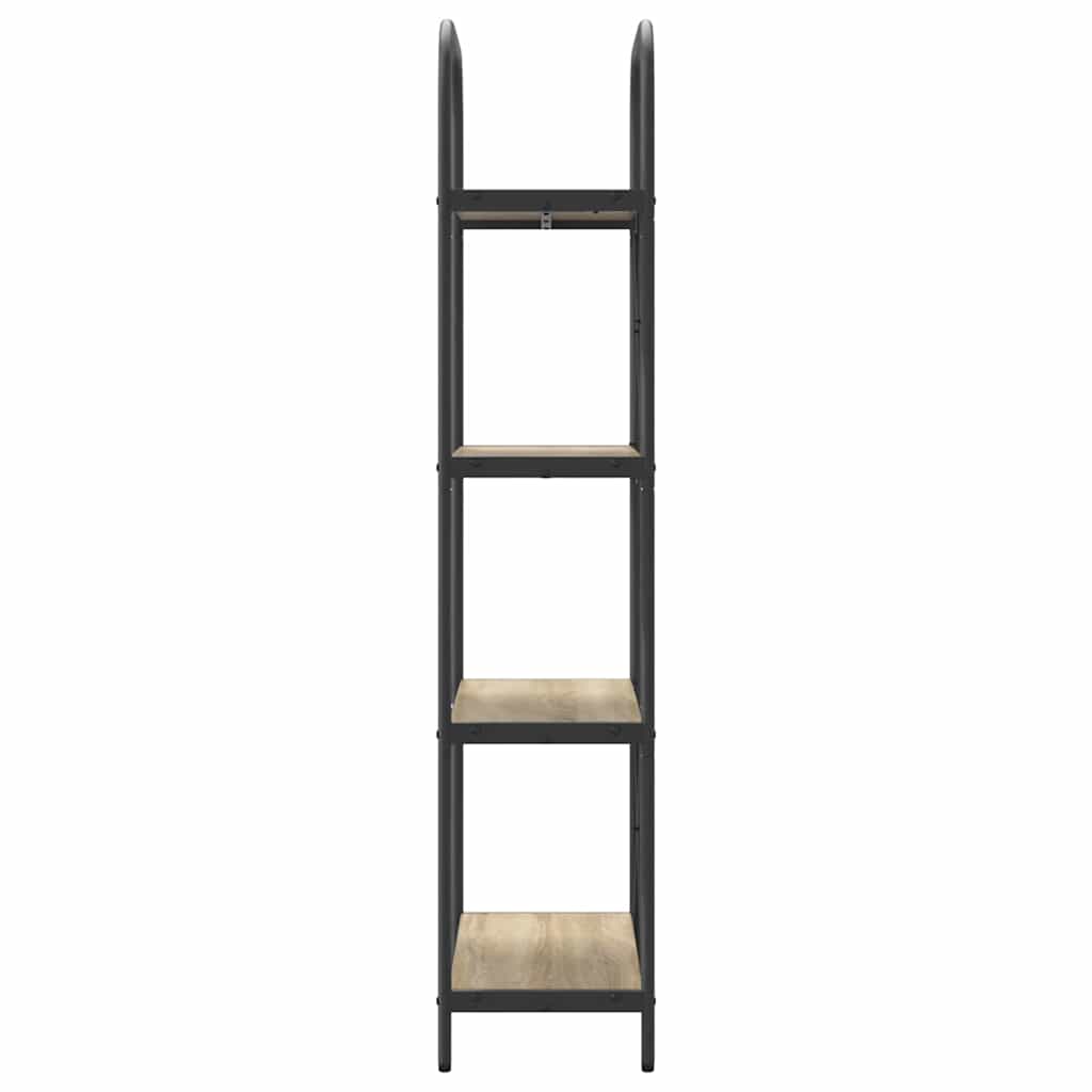 vidaXL Bookshelf 4-Tier 60 x 30 x 146 cm Engineered wood Sonoma Oak