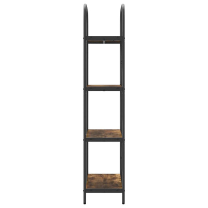 vidaXL Bookshelf Smoked Oak 60 x 30 x 146 cm Engineered wood