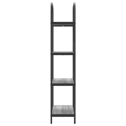 vidaXL Bookshelf Grey Sonoma 60 x 30 x 146 cm Engineered wood
