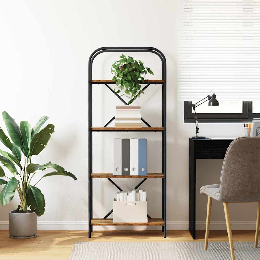 vidaXL Bookshelf Old Wood 60 x 30 x 146 cm Engineered wood